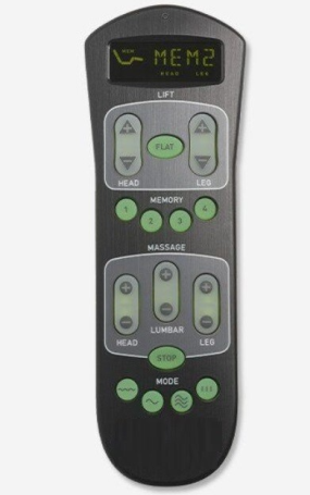 Tempurpedic discount remote control